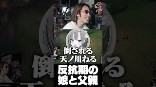 反抗期の娘と父親