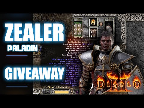 🔥 HUGE ZEALER Paladin GIVEAWAY 🔥 Project Diablo 2 #Season3 #PD2