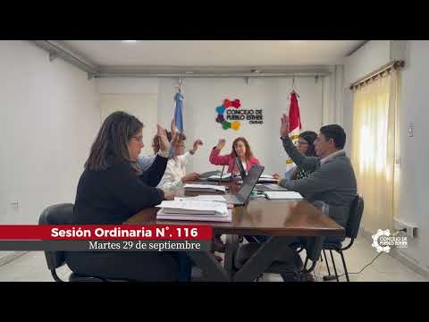 SESIÓN ORDINARIA N° 116