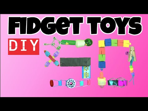 50 cool DIY FIDGET TOYS - TOY COLLECTION - EASY TOYS FOR KIDS TO MAKE - STRESS RELIEVERS -EASY DIYS