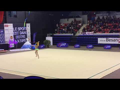 Lou Marotta ruban - Nat A 14/15 ans - France Besançon 2018