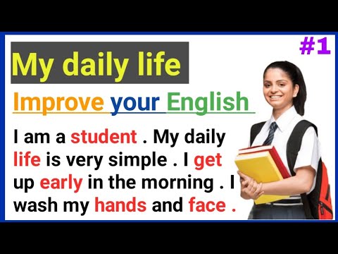 My daily life | Learning English speaking | Level 1| Listen and practice | #1 your English