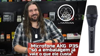 Video thumbnail for Microfone AKG P3S Perception teste by BIG BANG Instrumentos