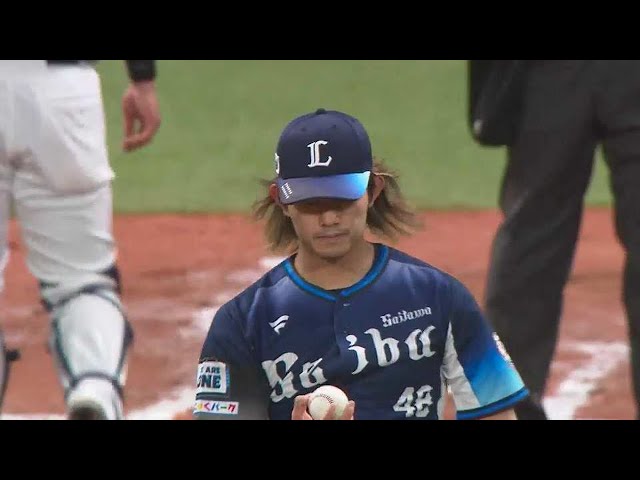 【3回裏】見事なフィールディング!! ライオンズ・今井達也 ピッチャーゴロに打ち取る!! 2023年5月16日 北海道日本ハムファイターズ 対 埼玉西武ライオンズ