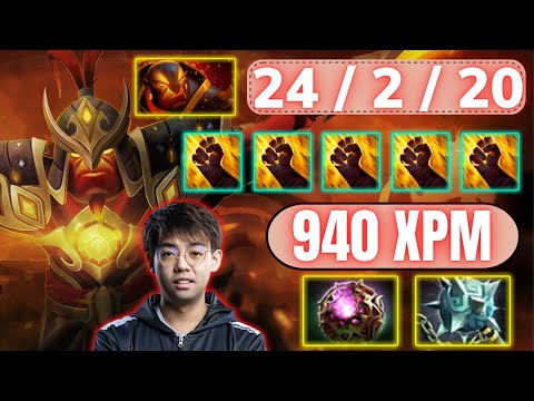 🔥 SOMNUS Ember Spirit With 24 KILLS 🔥 Magic Build Refresher Orb - Dota 2