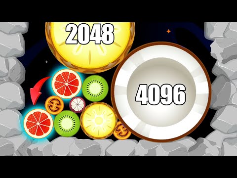 MERGE WATER MELON - 2048 Merge Games (Max Level) - YouTube