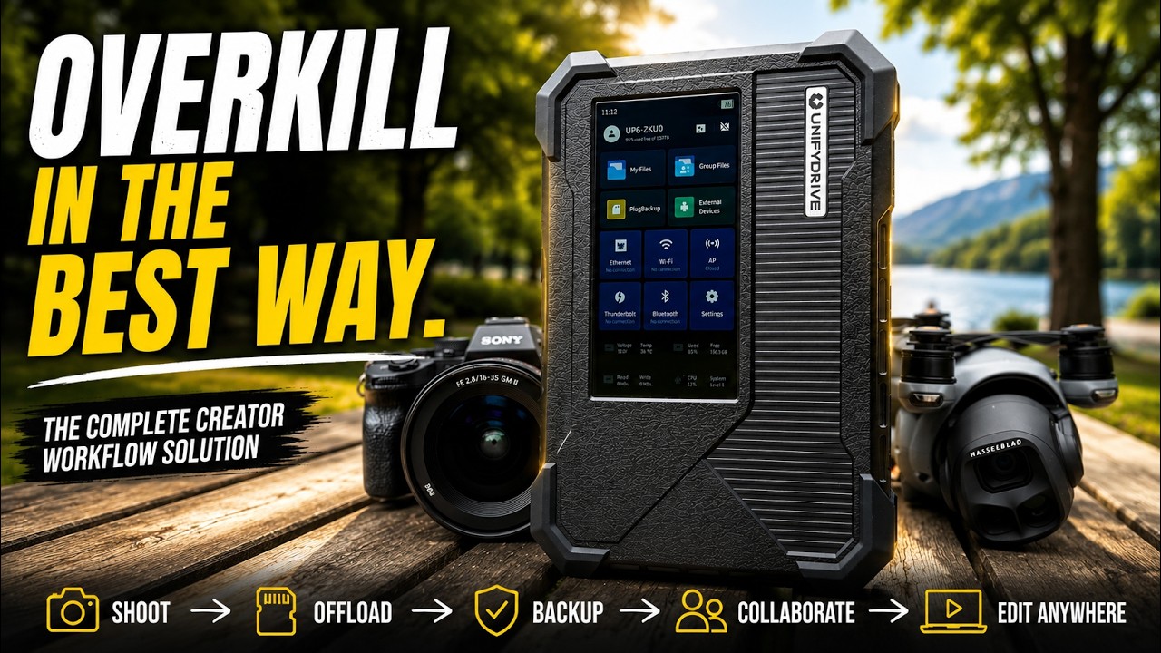 The Most Overkill Storage Setup for Creators – UnifyDrive UP6… and I Kind of Love It