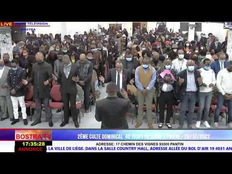 2ÈME CULTE DOMINICAL  40 JOURS DE JEÛNE & PRIÈRE - 25/12/2022