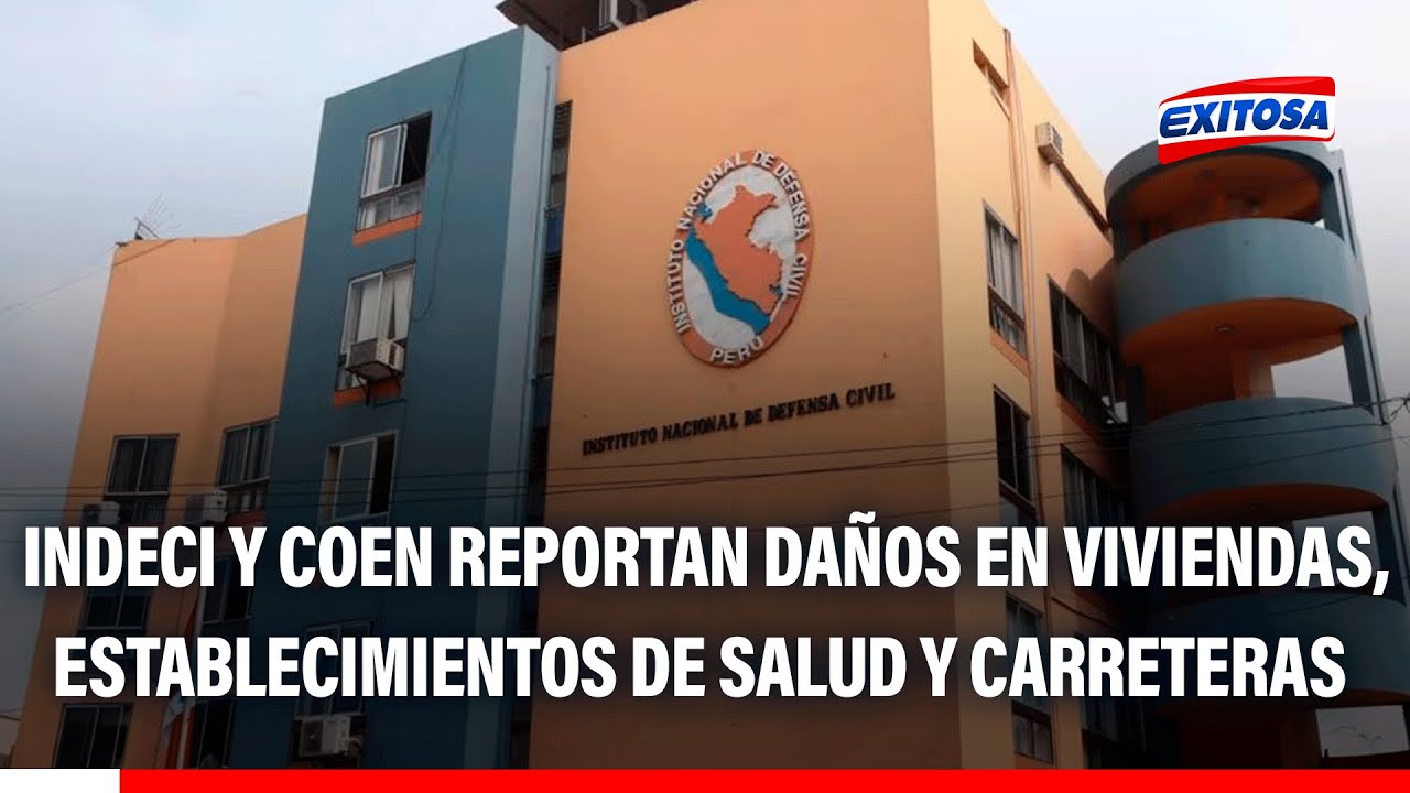 🔴🔵 Chimbote: INDECI y COEN reportan daños en viviendas, establecimientos de salud y carreteras
