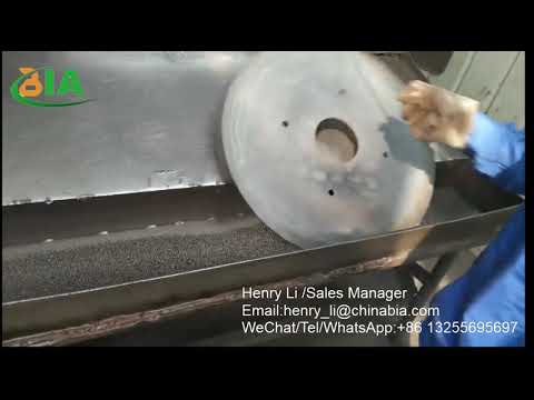 1107 Plough discs shot blasting for 2 times