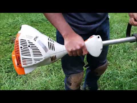 Stihl string trimmer fs 56 cutting grass