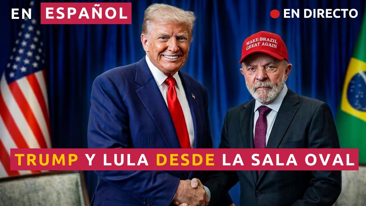 ¿TENSIONES EN LA CASA BLANCA? TRUMP RECIBE AL PRESIDENTE LULA Y SE DIRIGEN A LOS MEDIOS