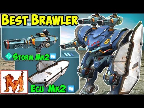 War Robots BEST BRAWLER Mk2 Maxed Storm/ECU Spectre Gameplay WR
