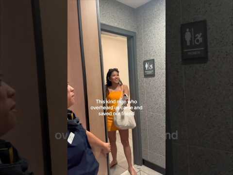 She locked herself in the McDonald’s bathroom 😳