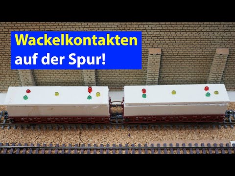 My model railroad dream layout: Bad contact point detection monster (English subtitles)