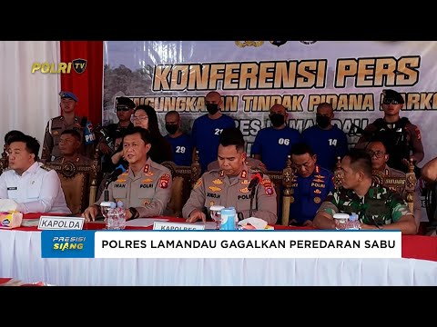 POLRES LAMANDAU GAGALKAN PEREDARAN 46,7 KG SABU LINTAS PROVINSI