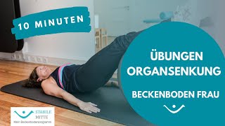 Organsenkung bei Frauen - Erste Hilfe Beckenboden-Übungen für Anfänger