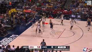 Jokić draws the double, finds Gordon on the cutting alley-oop #shorts