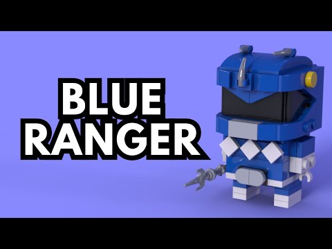 Let’s Make A Blue Ranger Brickheadz