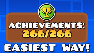 How To Get EVERY Achievement in Geometry Dash EASILY (FULL GUIDE)