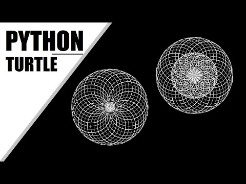 Python Turtle Graphics Circle Flower