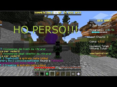 Come ho fatto a perdere? Bedwars Minecraft