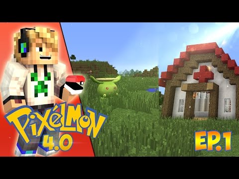 Minecraft Pixelmon 4.1.4 Ep.1- New Pokemon, New Building & More!!!!(Pixelmon 4.1.4))