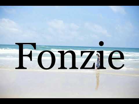 How To Pronounce Fonzie🌈🌈🌈🌈🌈🌈Pronunciation Of Fonzie