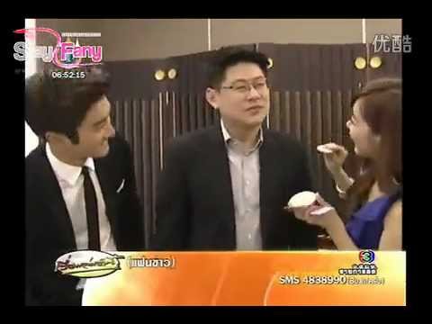 [120802]  Tiffany (SNSD) + Siwon (Super Junior) @ 12plus NEWS CUT @ THAILAND TV