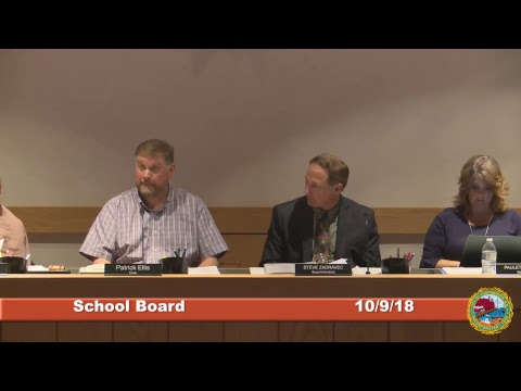 School Board 10.8.18