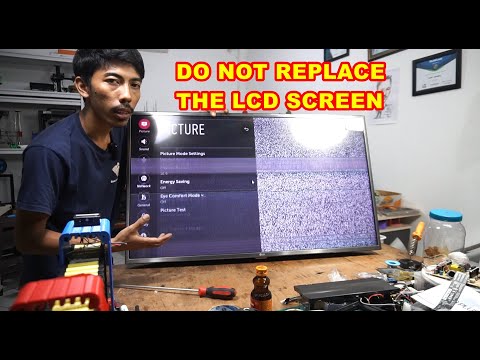 How to Fix #LCD #TV #Horizontal Screen Lines