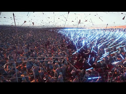 10 000 STAR WARS JEDI vs 1 MILLION ROMAN ARCHER UEBS 2 Ultimate Epic Battle Simulator 2