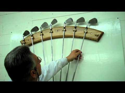 YouTube video about: How to hang golf clubs on wall?