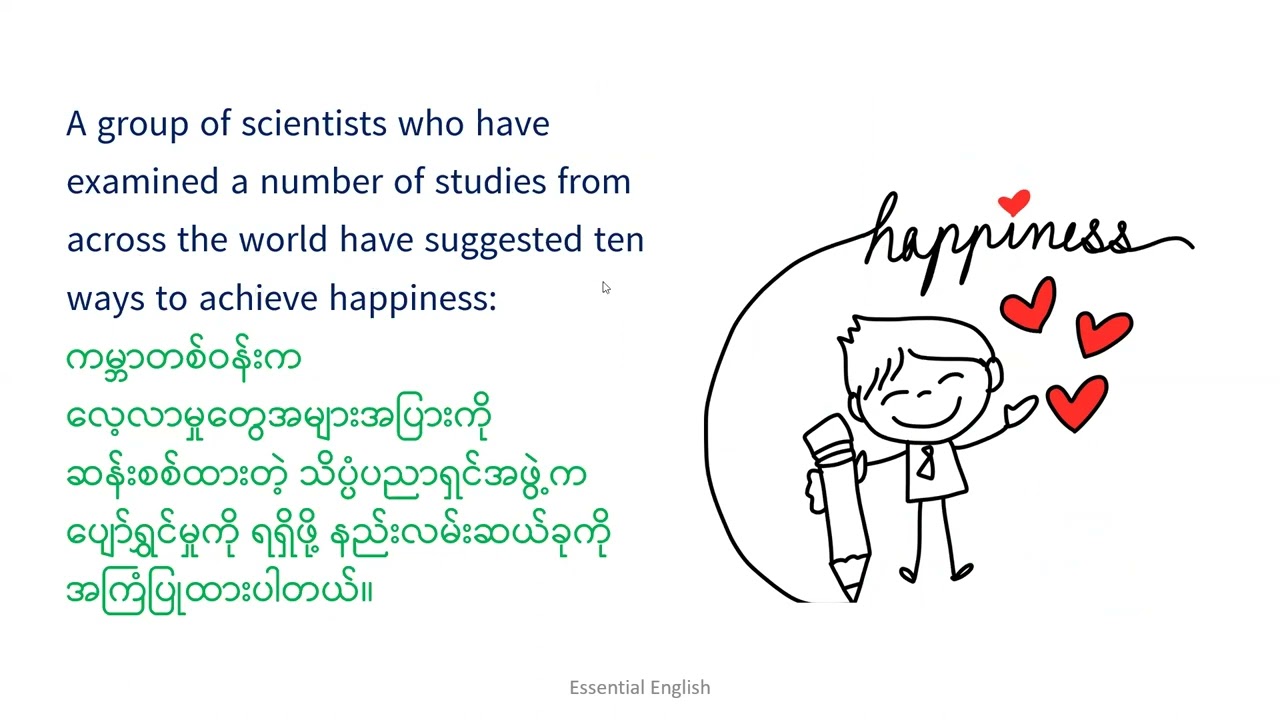 Unit 2 Key to Happiness