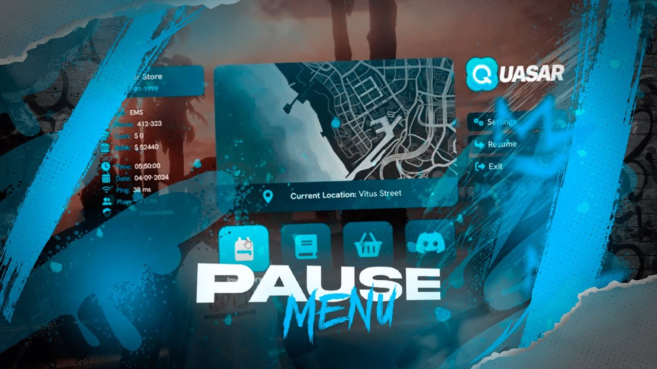 QUASAR PAUSEMENU