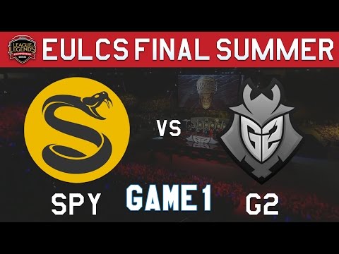 SPY vs G2 Game 1 | EULCS Final - Splyce vs G2 Esports