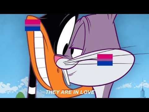 Bugs and Daffy being a grumpy old married couple..