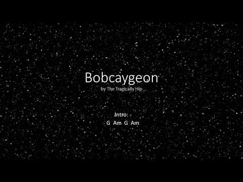 Bobcaygeon by The Tragically Hip - Easy Chords and Lyrics
