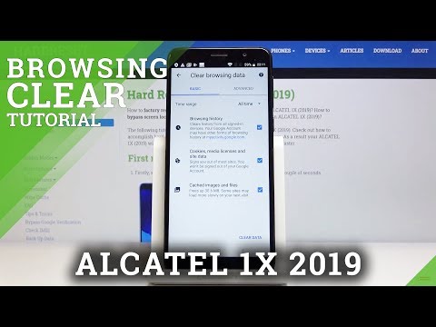How to Clean Browser in ALCATEL 1X 2019 – Delete Browsing History