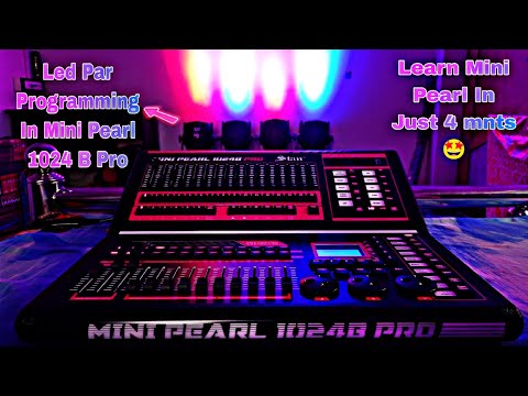 Led Par Programming Video In Mini Pearl 1024 B pro #minipearl1024