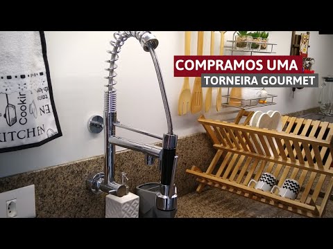 Compramos uma torneira GOURMET