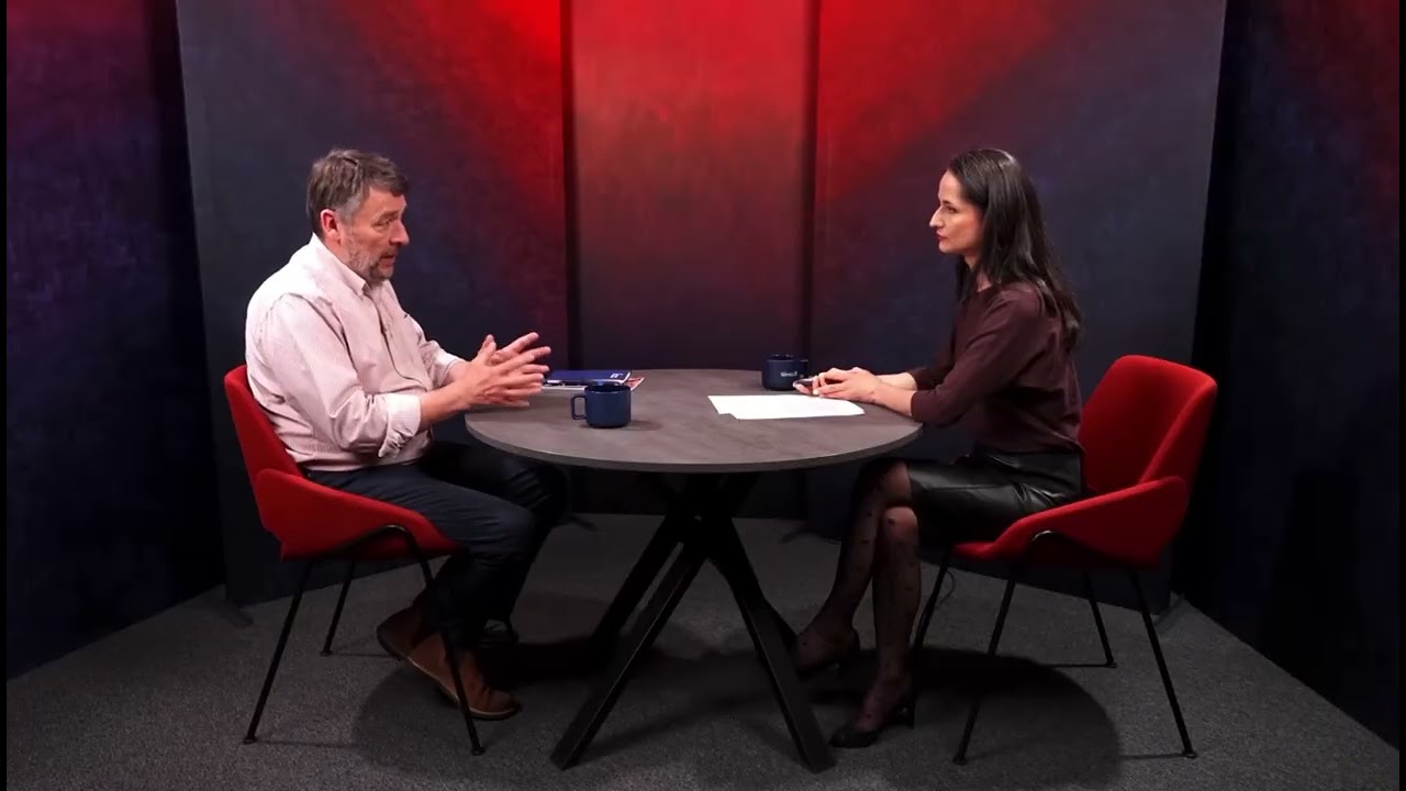 Šimon Pánek v pořadu Téma.21