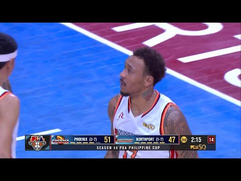 Calvin Abueva JELLS WELL with NorthPort vs. Phoenix | PBA Season 49 Philippine Cup