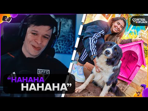 ARUAN REAGE: ESSA É A NOVA CASINHA DA SKY (DANI NOBREGA) - Cortes do Aruan