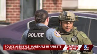 Arrests made in Millersville, Lancaster County with US Marshals' assistance