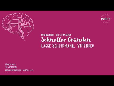 Schneller Gründen | Match Days Start-up & KI (1/4)