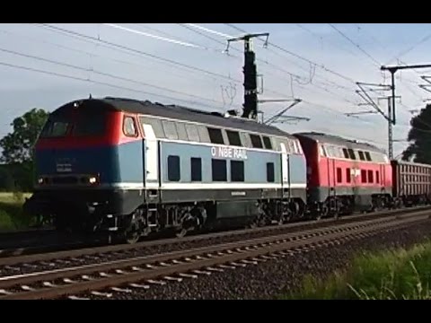 Güter Bahnverkehr Braunschweig - Hannover 29.06.2016