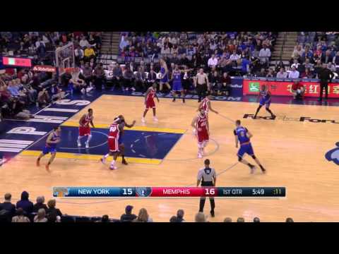 Kristaps Porzingis vs Memphis Grizzlies 16.01.2016 (17Pts)