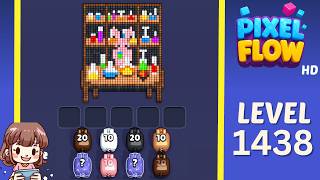 Pixel Flow Level 1438 Solution Walkthrough