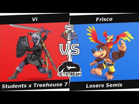 Students x Treehouse 7 Losers Semis - Vi (Link) Vs. Frisco (Banjo) Smash Ultimate - SSBU